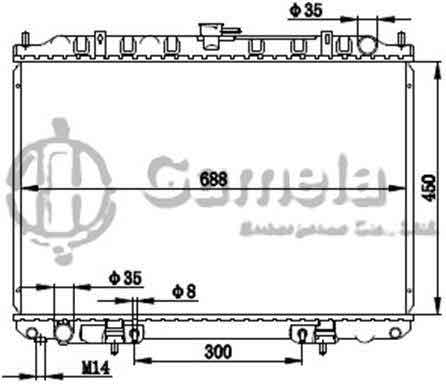 6191419170-T - Radiator-for-NISSAN-PNM12-SR20-PNM30-KA24D-AT-OEM-214605V203-214605V703