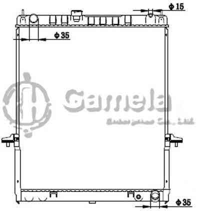 6191419172-T - Radiator-for-NISSAN-SAFARI-07-MT-OEM-21460VC200