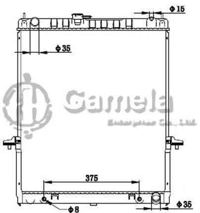 6191419173-T - Radiator-for-NISSAN-SAFARI-07-AT