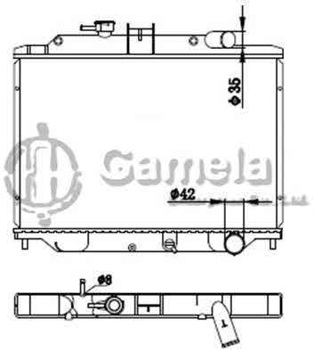 6191419178-T - Radiator-for-NISSAN-UN-VAN-2-6-06-MT