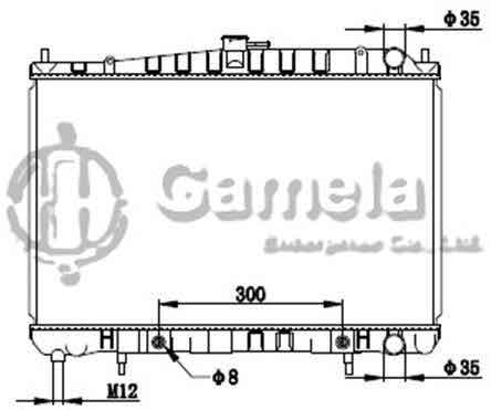 6191419181-T - Radiator-for-NISSAN-STAGEA-WHC34-LAUREL-HC35-97-98-AT-OEM-214605L310-214605L315