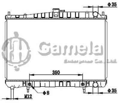 6191419182-T - Radiator-for-NISSAN-STAGEA-WGNC34-98-00-AT-OEM-214600V500-214600V517