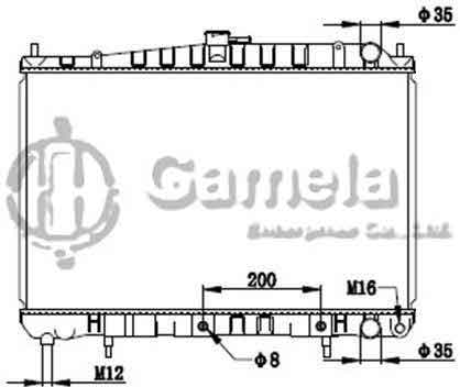 6191419183-T - Radiator-for-NISSAN-LAUREL-GTR-GC34-AT-OEM-2145075T10-2145018U00