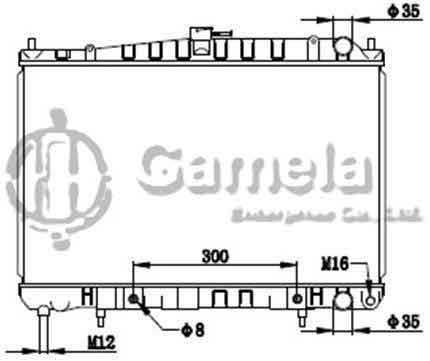 6191419185-T - Radiator-for-NISSAN-STAGEA-WGC34-97-98-AT-OEM-214605L800