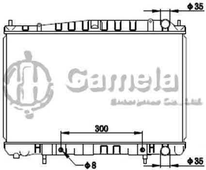 6191419192-T - Radiator-for-NISSAN-LAUREL-SC35-97-99-AT