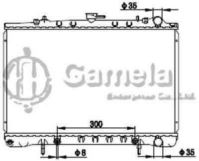 6191419217-T - Radiator-for-NISSAN-CREW-HK30-THK30-K30-95-98-AT-OEM-2146096P00