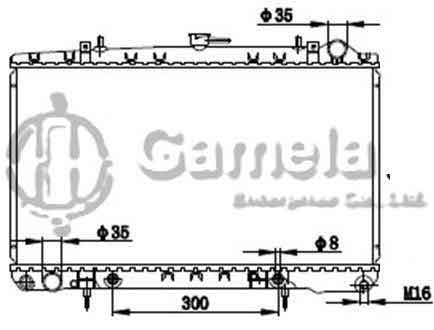 6191419221-T - Radiator-for-NISSAN-240SX-89-90-AT