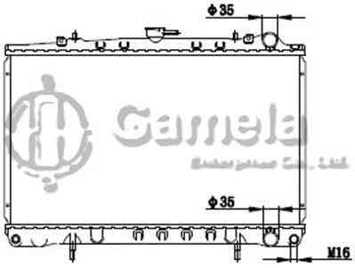 6191419224-T - Radiator-for-NISSAN-ALTIMA-C33-89-91-MT-OEM-2146071L00