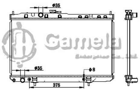 6191419226-T - Radiator-for-NISSAN-SUNNY-07-AT