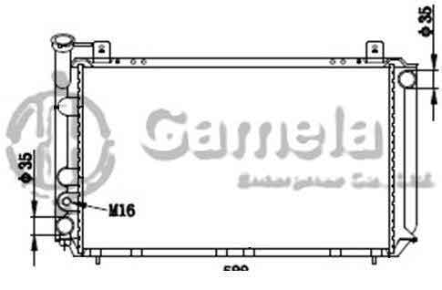 6191419236-T - Radiator-for-NISSAN-PULSAR-NX-SENTRA-L4-1-7-1-8-87-89-MT-OEM-2141058A00-DPI-213