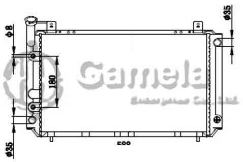 6191419237-T - Radiator-for-NISSAN-SUNNY-SENTRA-FNB12-87-90-AT