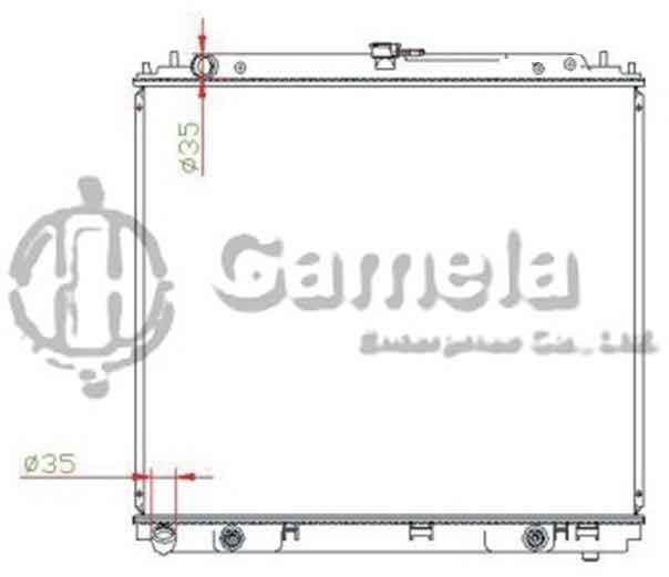 6191419254-T - Radiator-for-NISSAN-DIESEL-2-5L-AT