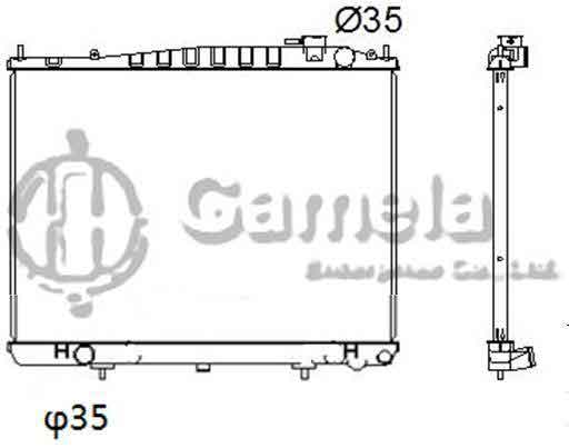 6191419275-T - Radiator-for-NISSAN