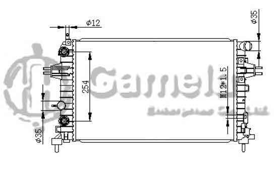 6191516017-T - Radiator-for-OPEL-ASTRA-G-16V2-0i-TD-2-2i-TD-98-09-AT-NISSENS-63247A-OEM-1300197-1300216-9119483-9193267-9201018