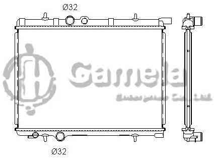 6191607002-T - Radiator-for-PEUGEOT-206-1-4-1-9-2-0-98-MT-NISSENS-63706A-OEM-1330H6-133053-1331KE-133314-1330N5-132322