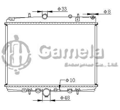 6191607007-T - Radiator-for-PEUGEOT-406-607-2-2-95-04-AT-NISSENS-63703-OEM-133054-1331EE