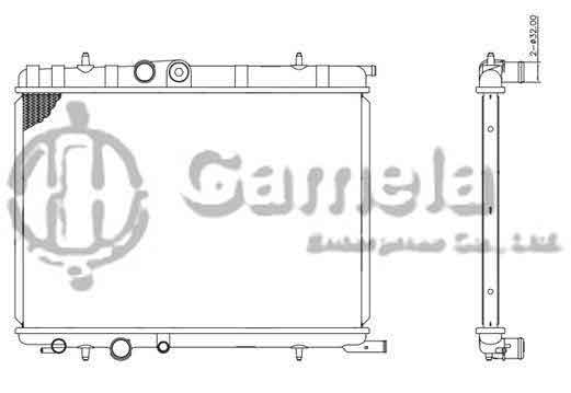 6191607008-T - Radiator-for-PEUGEOT-206-207-307-PARTNER-1-4-1-5-1-9-96-MT-NISSENS-63502-OEM-1330N5-1333A6-1330N7