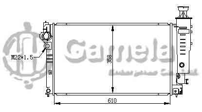 6191607023-T - Radiator-for-PEUGEOT-405-1-6-1580-XU5M-2C-92-MT-NISSENS-63545-OEM-1301JL-1301JP