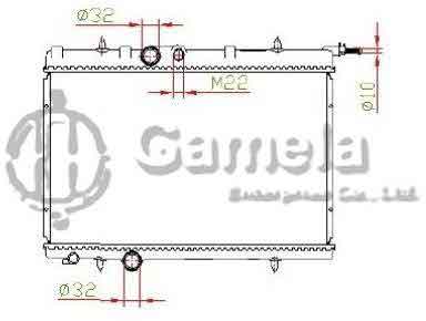 6191607027-T - Radiator-for-PEUGEOT-206-MT-OEM-133038