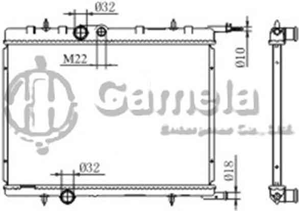 6191607028-T - Radiator-for-PEUGEOT-307-1-6-2000-MT