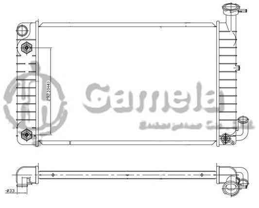 6191620006-T - Radiator-for-PONTIAC-GRAND-AM-V6-3-0-85-87-AT-OEM-3055969-3055970-3059904-DPI-917