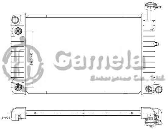 6191620007-T - Radiator-for-PONTIAC-GRAND-AM-L4-2-3-88-AT-OEM-3090974-DPI-192