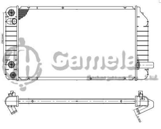 6191620009-T - Radiator-for-PONTIAC-GRAND-AM-V6-3-3-92-93-AT-OEM-52455928-DPI-1343