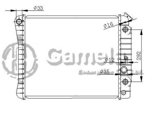 6191620053-T - Radiator-for-PONTIAC-FIREBIRD-TRANS-AM-L4-2-5-82-86-AT-DPI-965