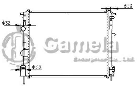 6191814009-T - Radiator-for-RENAULT-CLIO-16V-2-0i-1990-1996-MT