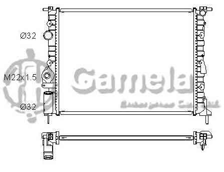 6191814012-T - Radiator-for-RENAULT-CLIO-KANGOO-MEGANE-1-5-1-6i-1-9-95-03-MT-NISSENS-639371-OEM-7700838134-770083630-7701352603