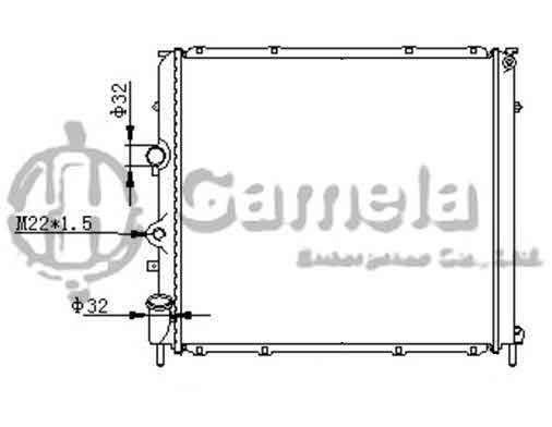 6191814028-T - Radiator-for-RENAULT-CLIO-KANGOO-16V-Tdi-1-9-2-0-97-MT-NISSENS-63768-OEM-7700836303