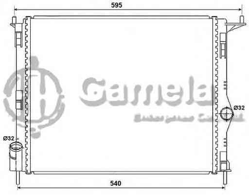 6191814032-T - Radiator-for-RENAULT-MT-NISSENS-637609-OEM-8200735038