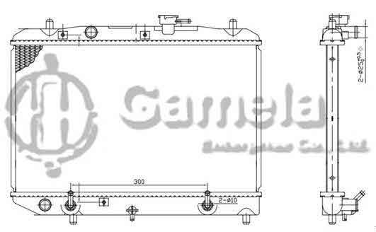 6191902003-T - Radiator-for-SUBARU-JUSTY-L-31-289-94-AT-DPI-1154