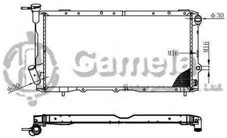 6191902012-T - Radiator-for-SUBARU-GL-GF-DL-FE-RX-GLF-H4-1-8-85-89-MT-OEM-45111GA650-45111GA660-45111GA720-45111GA870-DPI-1946-935