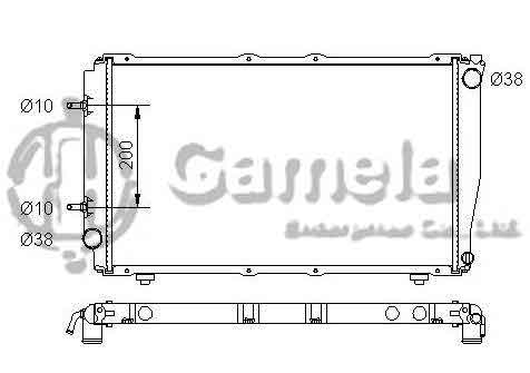 6191902013-T - Radiator-for-SUBARU-LEGACY-H4-2-2-90-94-AT-NISSENS-64099-OEM-45111AA180-DPI-1819