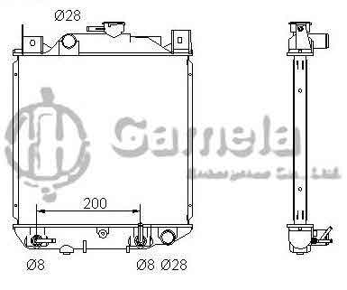 6191926014-T - Radiator-for-SUZUKI-SWIFT-L3-L4-1-0-1-3-1-6-89-94-AT-OEM-1770063B11-DPI-1168