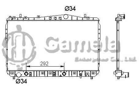 6191926021-T - Radiator-for-SUZUKI-FORENZA-OPTRA-RENO-L4-2-0-04-08-AT-OEM-96813423-DPI-2788