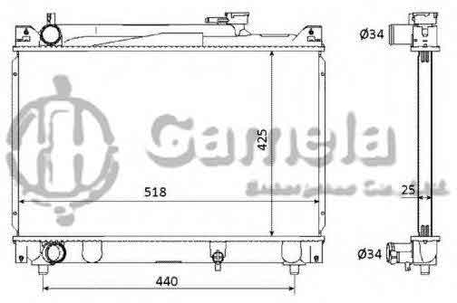 6191926041-T - Radiator-for-SUZUKI-ESCUDO-94-03-MT-OEM-1770077E20-1A5315200