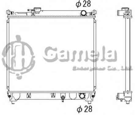 6191926042-T - Radiator-for-SUZUKI-SIDEKICK-L4-1-6-93-98-MT-NISSENS-64155-OEM-1770056B00-1770056B01-1770056B02