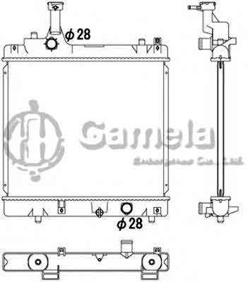 6191926048-T - Radiator-for-SUZUKI-Jin-Kou-ALTO-V-GF-09-11-MT-OEM-1770068K00-17700M68K00