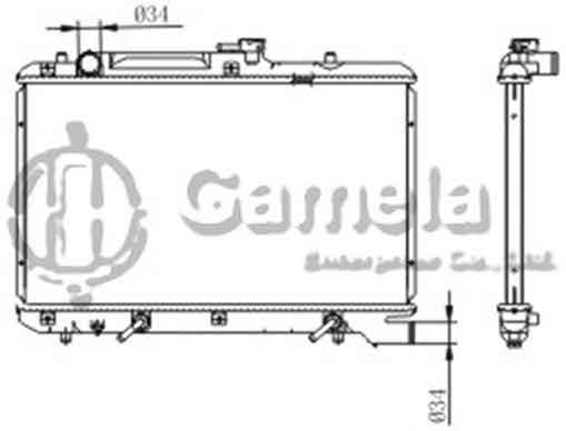 6191926050-T - Radiator-for-SUZUKI-CULTUS-CRESCENT-J18A-1-8G-96-02-AT-OEM-1770063G31