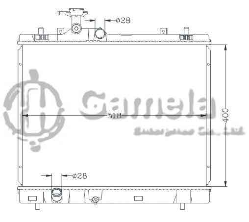 6191926056-T - Radiator-for-SUZUKI-TIGER-2012-MT