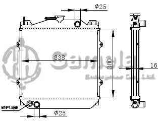 6191926062-T - Radiator-for-SUZUKI-Ao-Tuo-Pei-Wai-Tie-Ce-Ban-MT