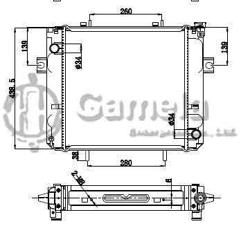 6192025018-T - Radiator-for-TOYOTA-LIFT-Cha-Che-MT