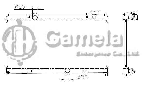 6192025022-T - Radiator-for-TOYOTA-LIFAN-MT