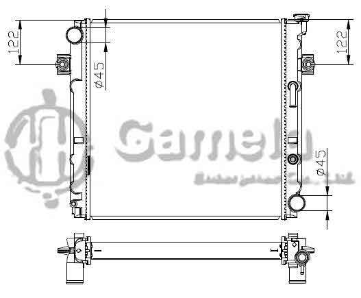 6192025030-T - Radiator-for-TOYOTA-LIFT-Cha-Che-AT