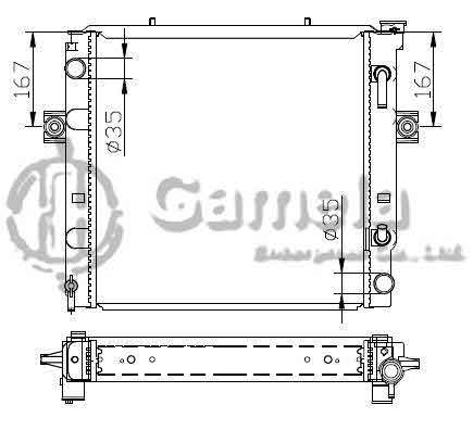 6192025049-T - Radiator-for-TOYOTA-LIFT-Cha-Che-AT