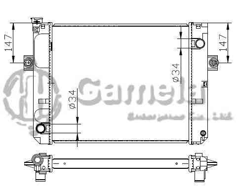 6192025064-T - Radiator-for-TOYOTA-LIFT-Cha-Che-MT