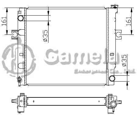 6192025067-T - Radiator-for-TOYOTA-LIFT-Cha-Che-MT