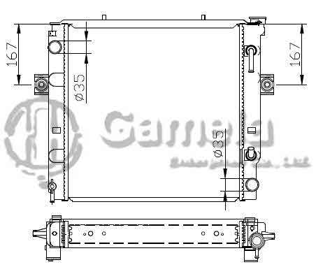 6192025068-T - Radiator-for-TOYOTA-LIFT-Cha-Che-MT